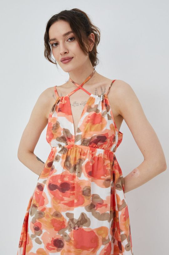 pomarańczowy Vero Moda sukienka bawełniana