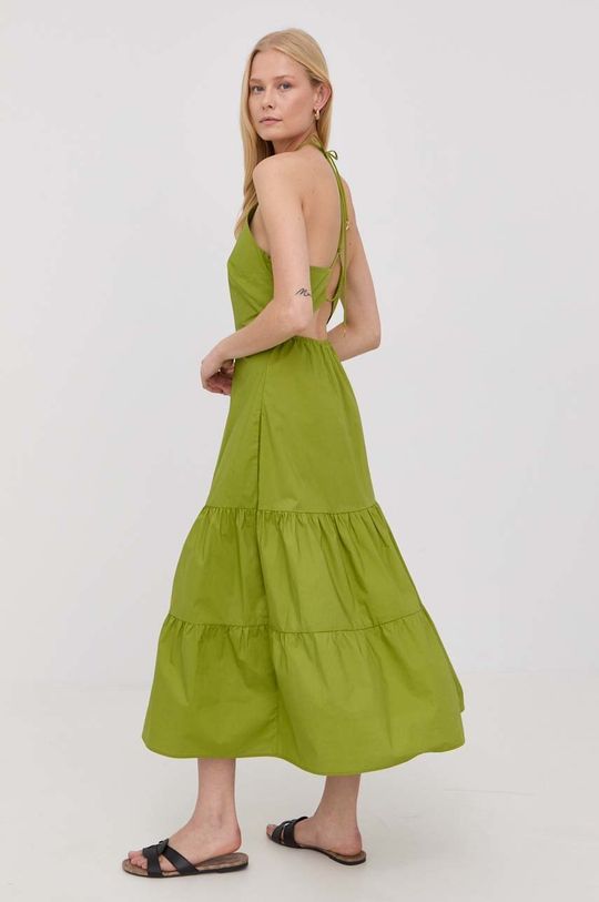 zelená Bavlnené šaty Patrizia Pepe Dámsky