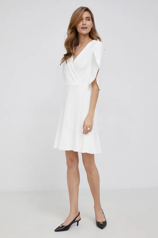 Φόρεμα DKNY λευκό