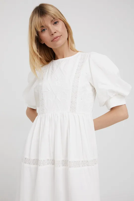Βαμβακερό φόρεμα Y.A.S λευκό