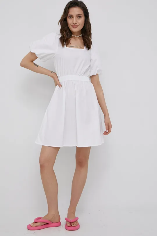 Бавовняна сукня Only білий