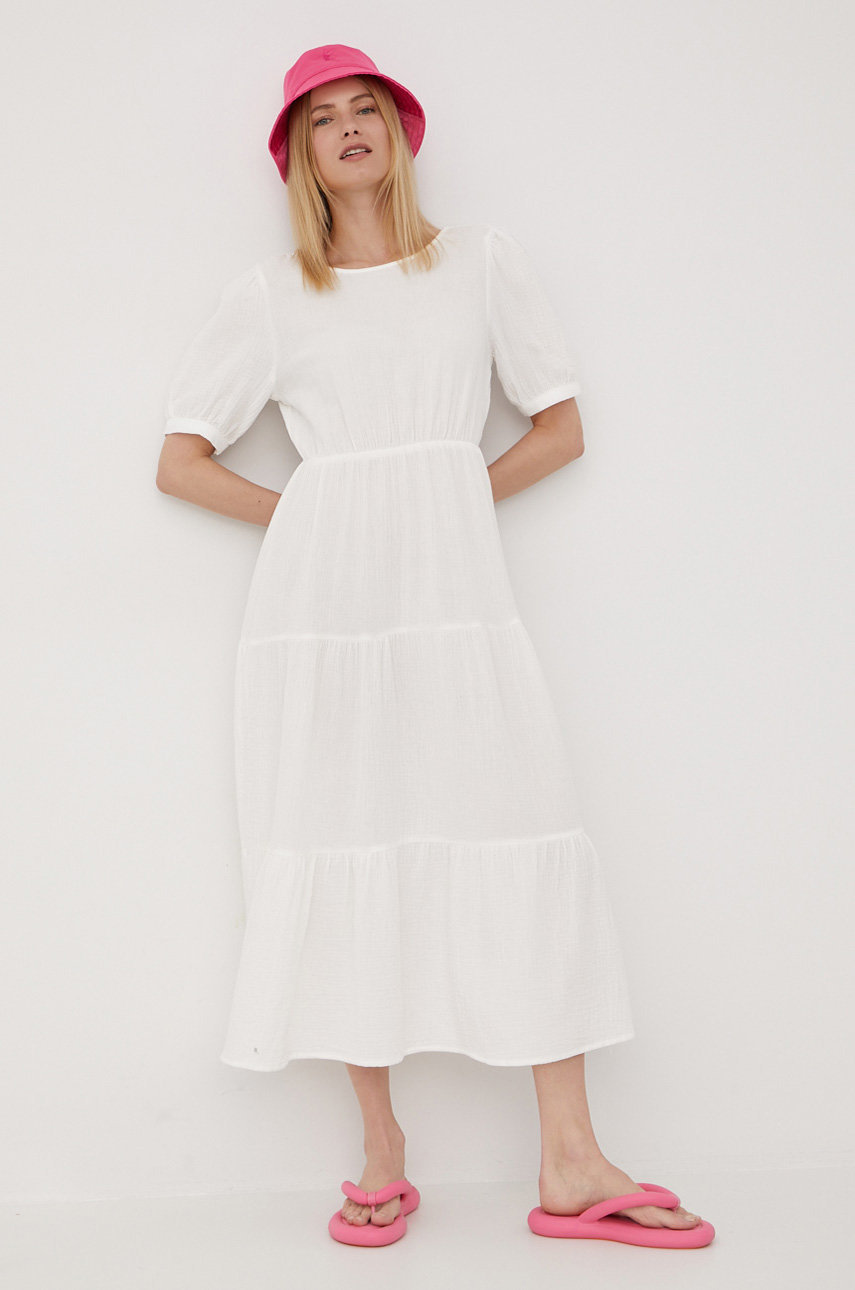 alb JDY rochie din bumbac De femei