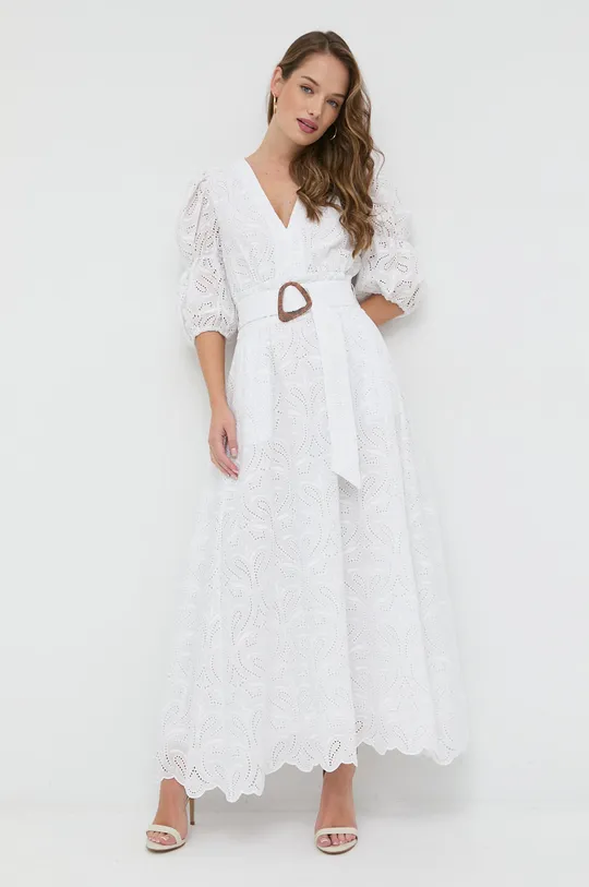 λευκό Φόρεμα Ivy Oak Marie Γυναικεία