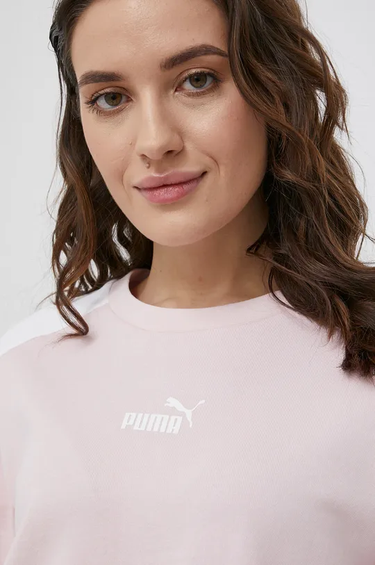 ροζ Βαμβακερό φόρεμα Puma