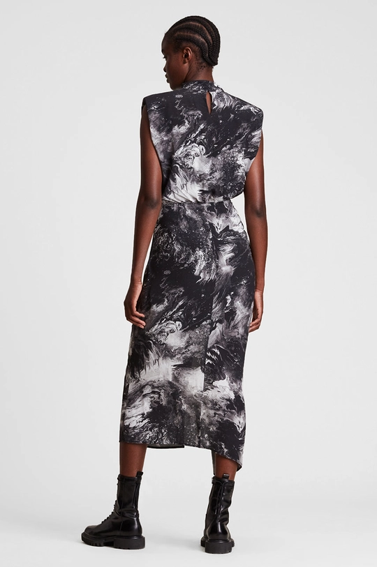 czarny AllSaints Sukienka ISA VALHALLA DRESS