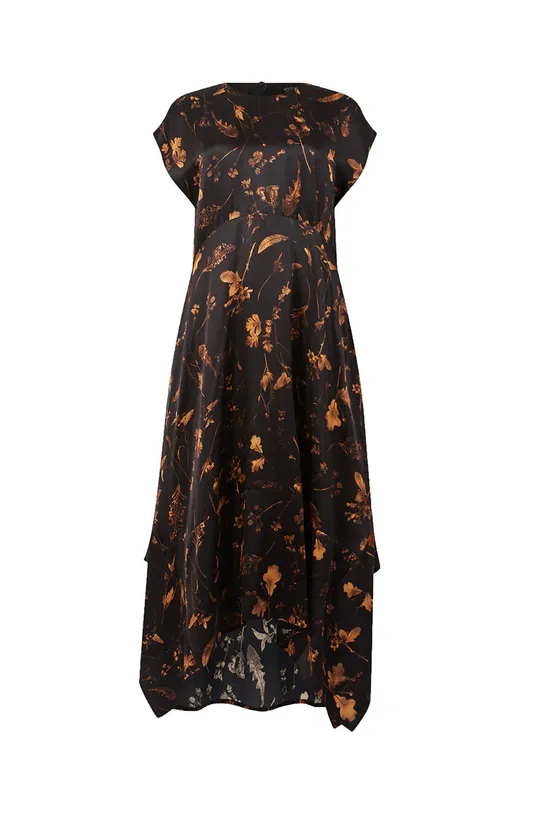 AllSaints selyemkeverékes ruha Gianna Női