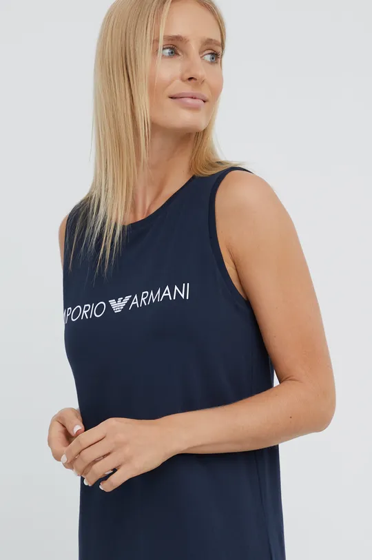 granatowy Emporio Armani Underwear sukienka plażowa 262635.2R340