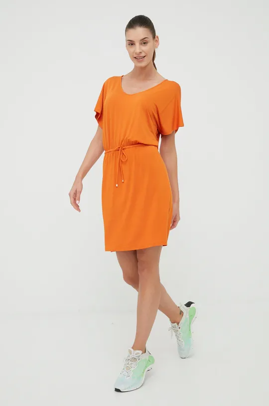 Emporio Armani Underwear sukienka 262720.2R315 pomarańczowy