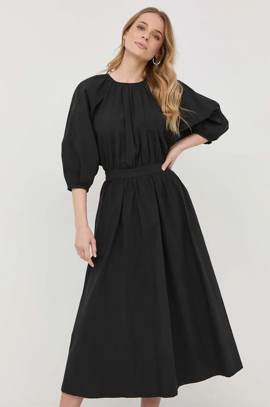 crna Pamučna haljina Twinset