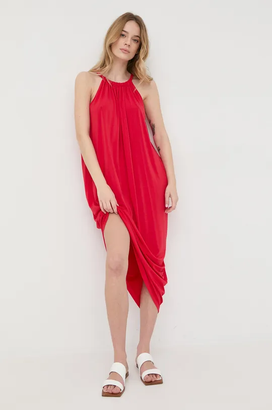 Φόρεμα Max Mara Leisure κόκκινο