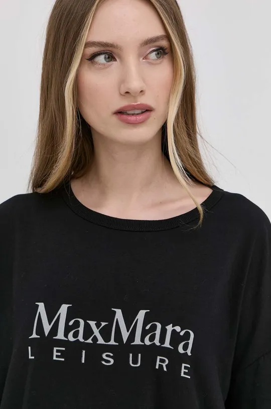 čierna Šaty Max Mara Leisure