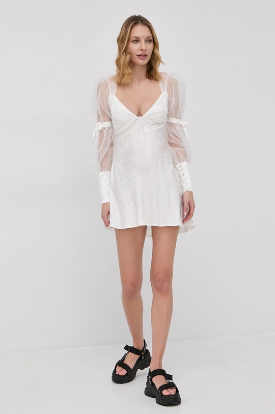 For Love & Lemons Sukienka biały