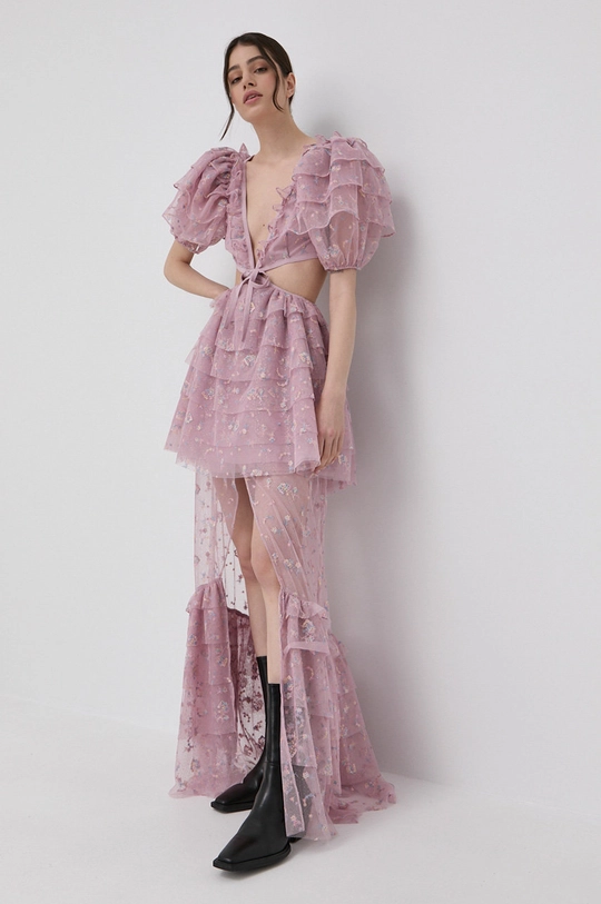 fioletowy For Love & Lemons sukienka Damski