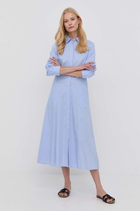 modrá Bavlněné šaty MAX&Co. Dámský