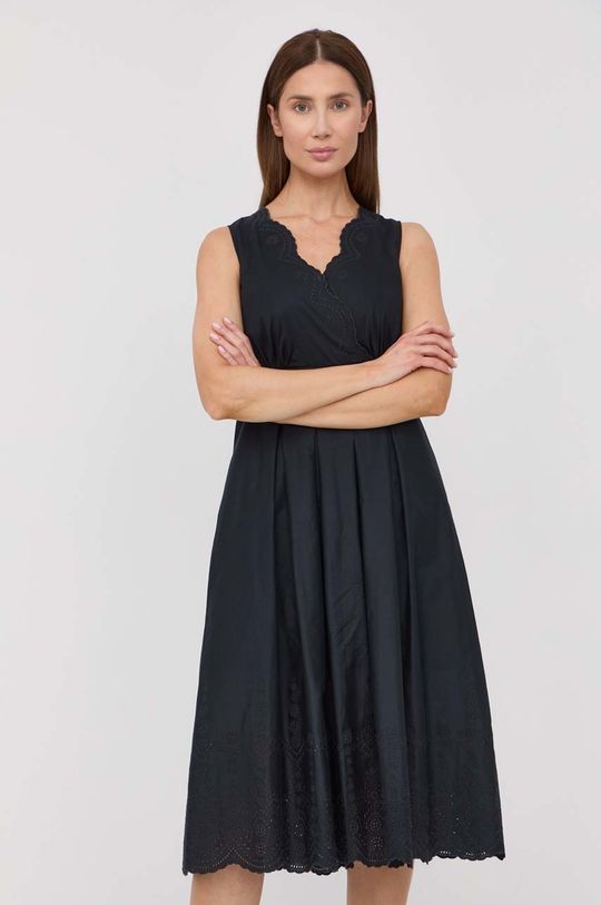 czarny MAX&Co. sukienka bawełniana