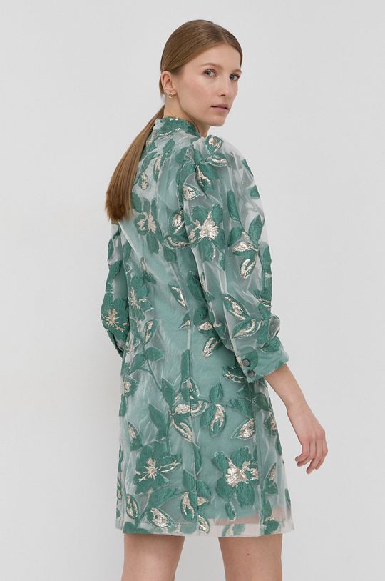 Šaty Bruuns Bazaar Monique  Podšívka: 100% Viskóza Hlavní materiál: 13% Nylon, 67% Polyester, 20% Kovové vlákno
