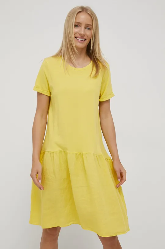 κίτρινο Φόρεμα Deha Γυναικεία