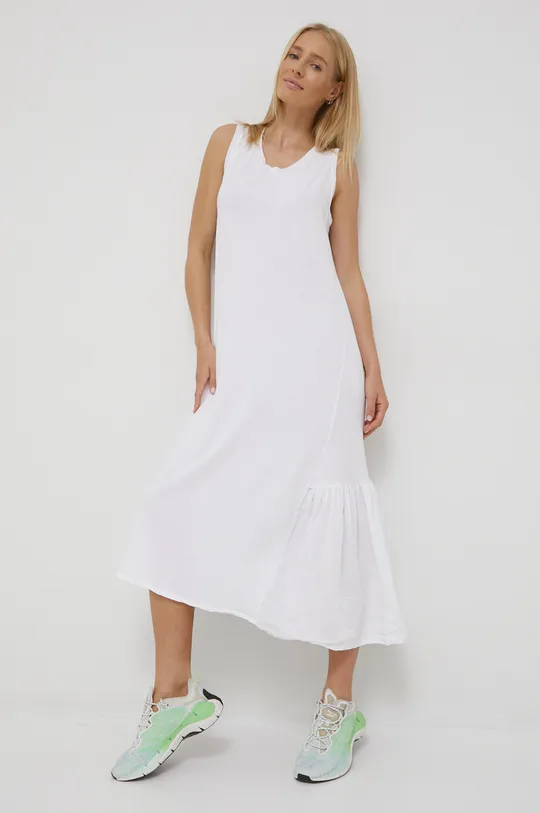 λευκό Φόρεμα Deha Γυναικεία
