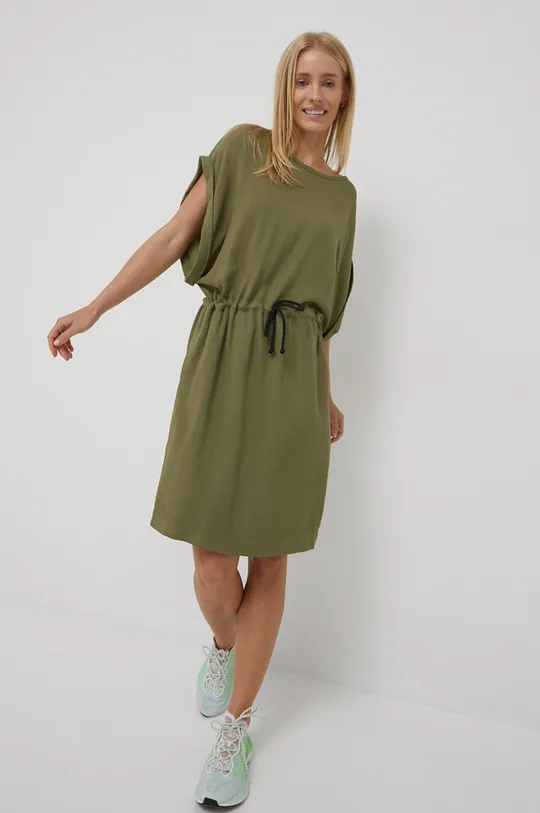 zelena Pamučna haljina Deha Ženski