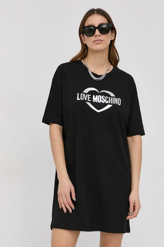 μαύρο Φόρεμα Love Moschino Γυναικεία