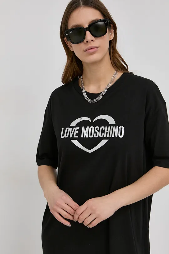 μαύρο Φόρεμα Love Moschino