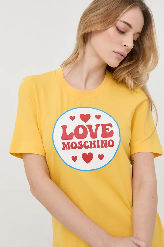 zlatna Haljina Love Moschino