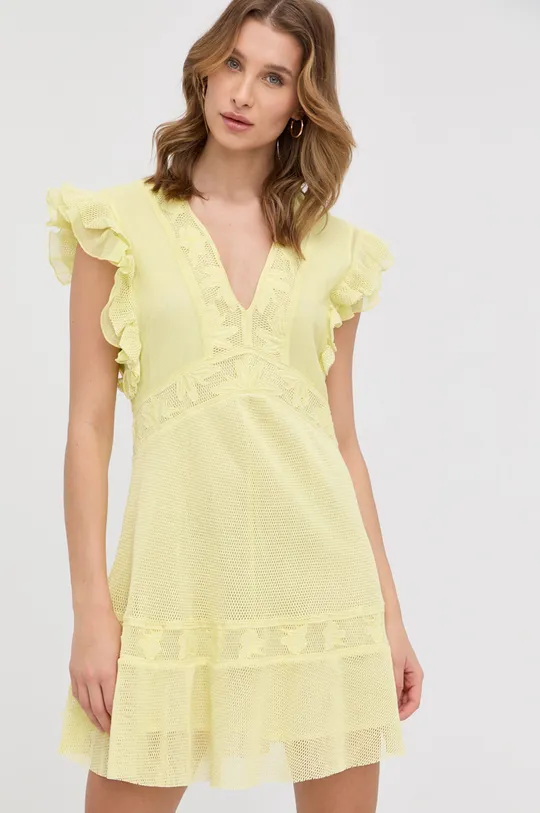 κίτρινο Φόρεμα Pinko Γυναικεία