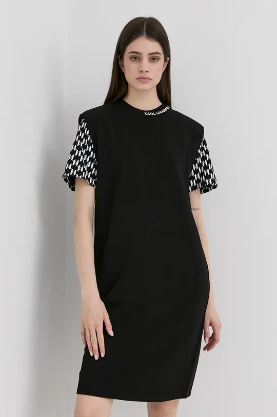 Karl Lagerfeld sukienka 220W1353 czarny