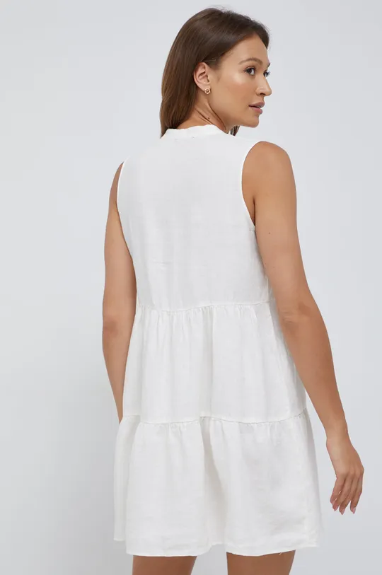 béžová Ľanové šaty Sisley