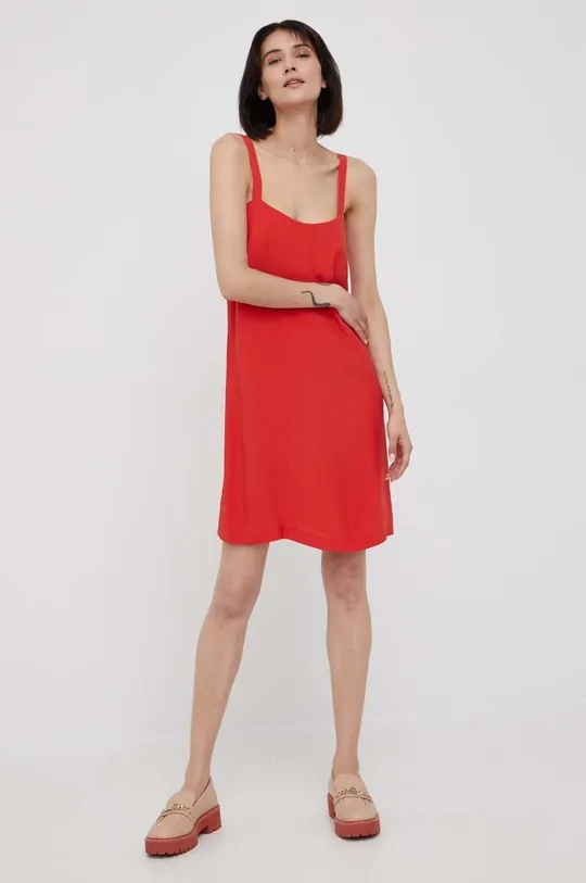 Φόρεμα Sisley κόκκινο