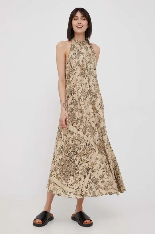 Φόρεμα Sisley μπεζ