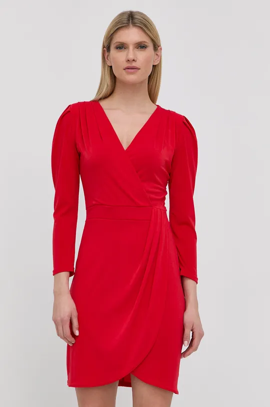 czerwony Morgan sukienka