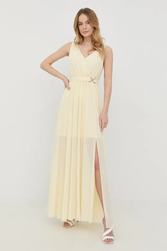 κίτρινο Φόρεμα Morgan Γυναικεία