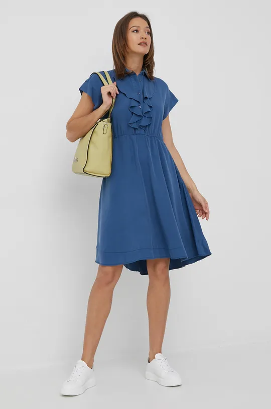 σκούρο μπλε Φόρεμα United Colors of Benetton Γυναικεία