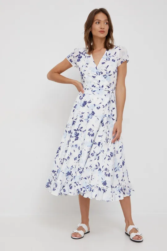 πολύχρωμο Βαμβακερό φόρεμα Polo Ralph Lauren
