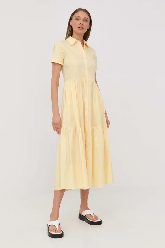 HUGO sukienka 50468503 żółty