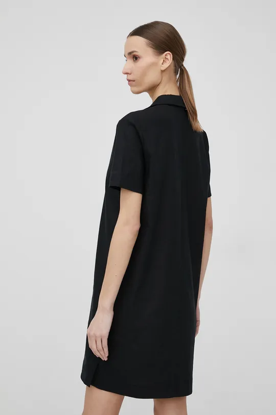 Λινό φόρεμα Calvin Klein  2% Σπαντέξ, 51% Λινάρι, 47% Lyocell