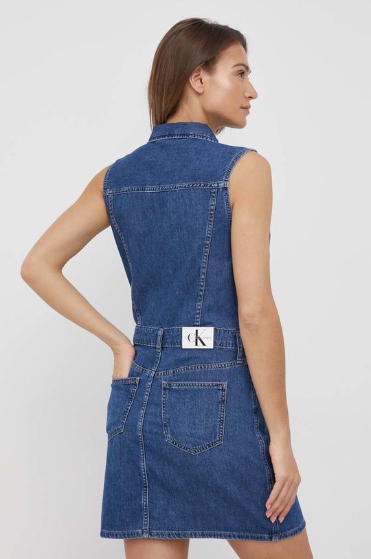 Džínové šaty Calvin Klein Jeans  100% Bavlna
