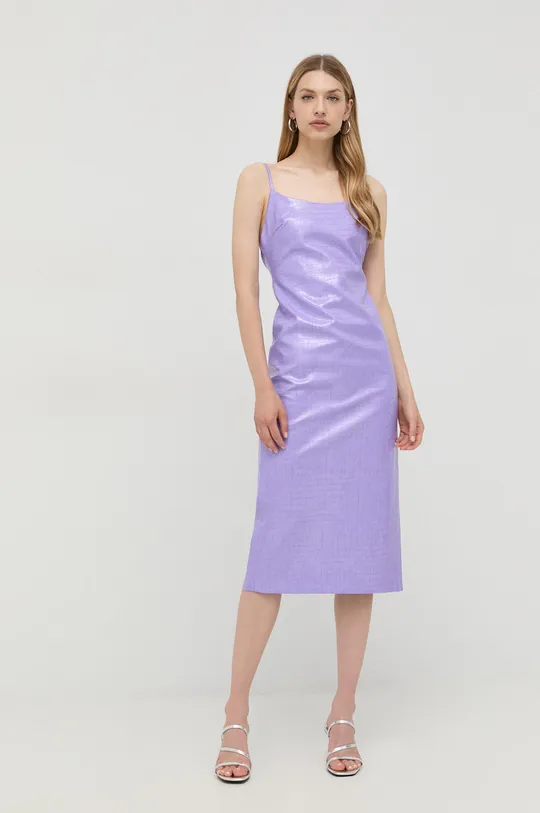 фіолетовий Сукня Bardot