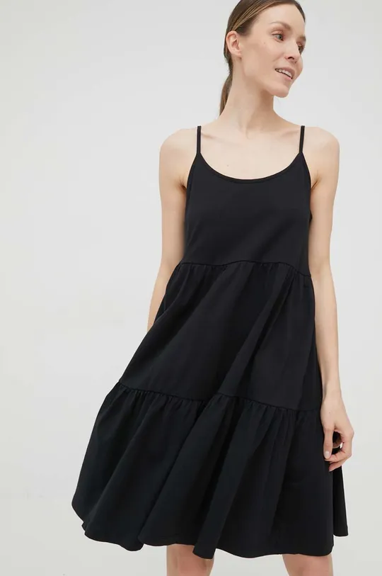 čierna Bavlnené šaty Outhorn Dámsky