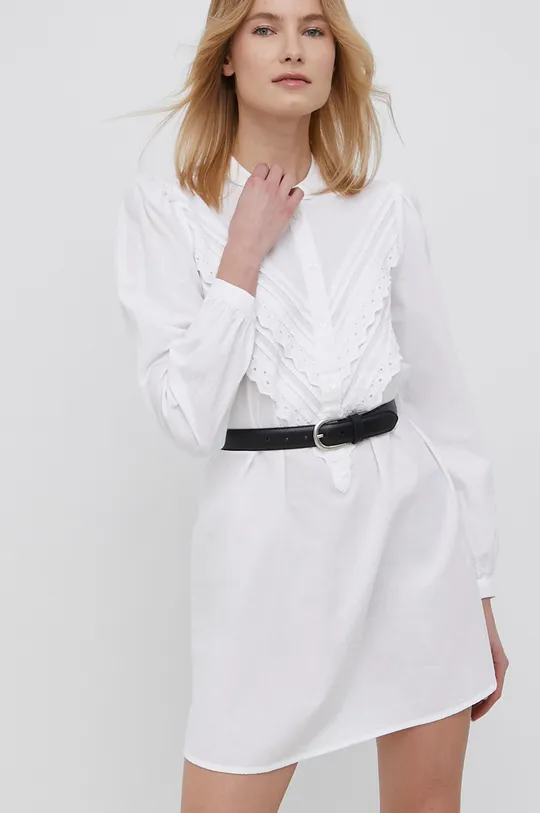 λευκό JDY Βαμβακερό φόρεμα Γυναικεία