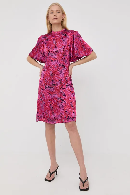 πολύχρωμο Φόρεμα από συνδυασμό μεταξιού Gestuz Γυναικεία