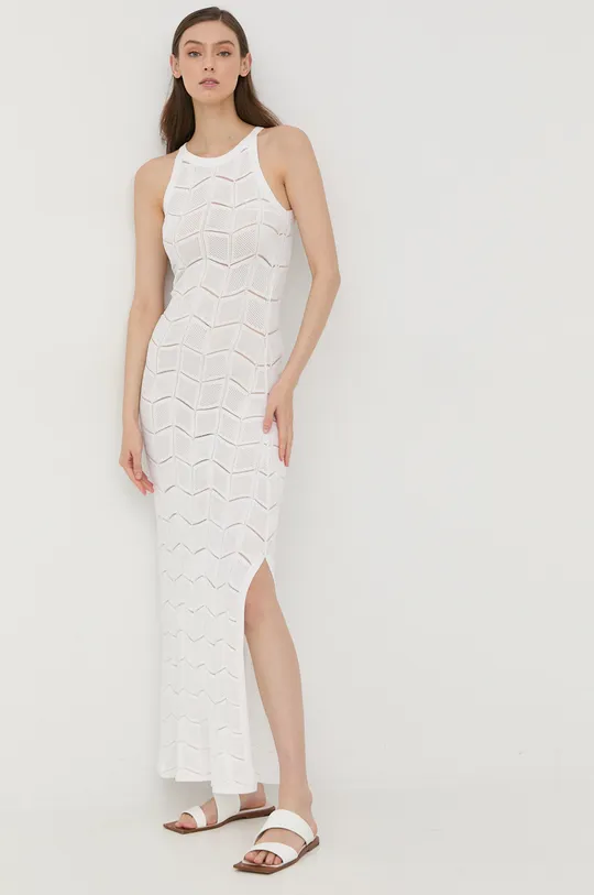 λευκό Φόρεμα Morgan Γυναικεία