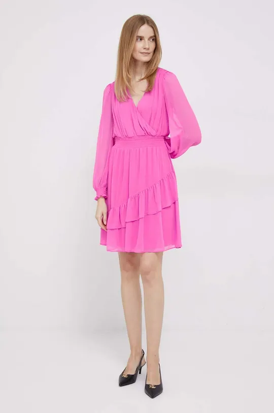 Φόρεμα DKNY ροζ