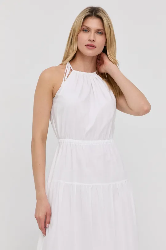 λευκό Βαμβακερό φόρεμα MICHAEL Michael Kors