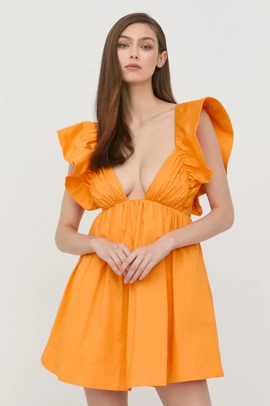 oranžna Obleka For Love & Lemons Ženski