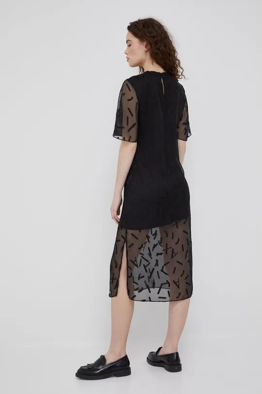 Платье Armani Exchange  Подкладка: 100% Полиэстер Основной материал: 75% Полиэстер, 25% Вискоза
