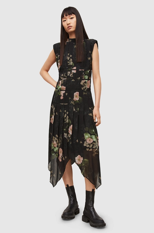 multicolor AllSaints sukienka COCO ASAGO DRESS Damski