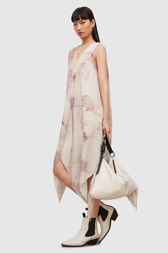 AllSaints sukienka BLAZE UME DRESS 50 % Wiskoza, 50 % Wiskoza EcoVero