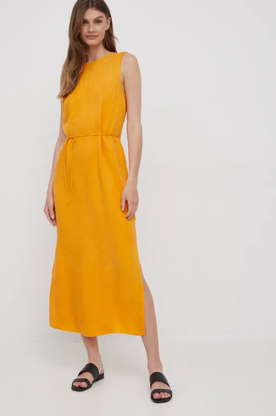 πορτοκαλί Φόρεμα Calvin Klein Γυναικεία